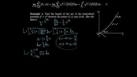 Calculus 8.1 Arc Length