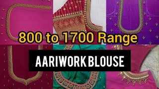 30 Aariwork Blouses (Rs.800 - 1500) idea | Low Budget | Blouse Design | Maggam work| Aariwork screenshot 2