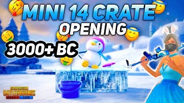 New Icicle Mini 14 Crate Opening, (3000+BC) PUBG LITE. #wewantbgmilite #crateopening #godpraveenyt
