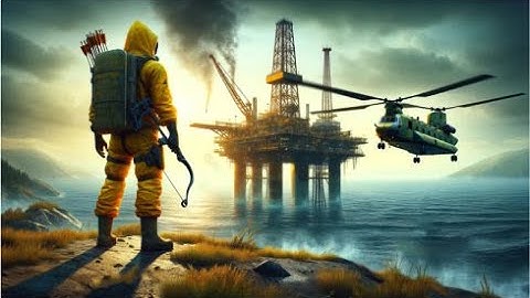 SOLO Bow VS Large Oil Rig | RUST Challenge | No Commentary Tutorial 2024