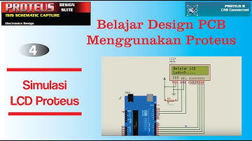Simulasi LCD Proteus dan Arduino