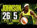 Flau'jae Johnson 26 pts 5 threes vs Lynx 2026 Season