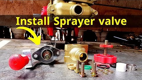 How to Install sprayer pump valve #reparing_show