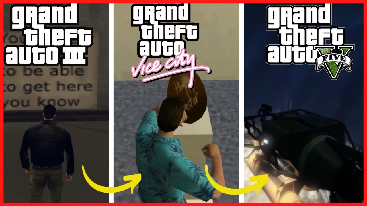 Evolution of EASTER EGGS in GTA GAMES (20012020) EASTER EGGS in GTA
