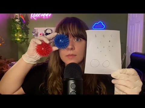 ASMR Fastest 2 Minute Eye Exam 👁️