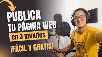 Como Publicar una Página Web GRATIS FÁCIL y RÁPIDO en 3 MINUTOS con Netlify DroP
