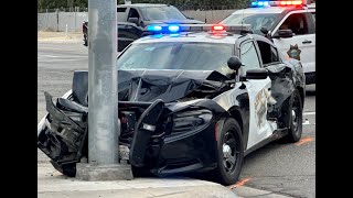 Accused DUI driver crashes into CHP following chase in Fresno