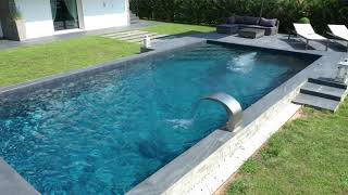 Piscina interrata mt. 8x4 x h 1,5 costruita con casseri in EPS.