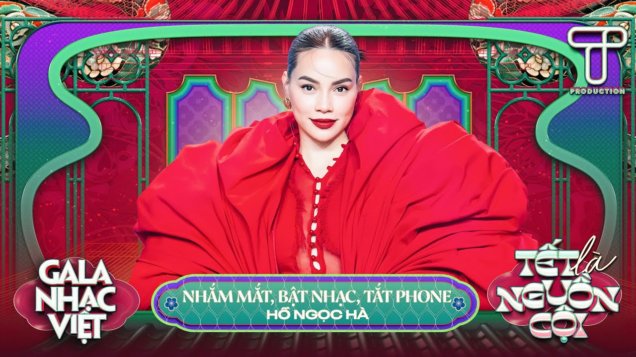 Ver Nhắm mắt, bật nhạc, tắt phone - Hồ Ngọc Hà | Gala Nhạc Việt Tết 2025 no YouTube