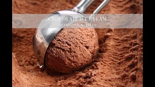 Chocolate Ice Cream 3 Ingredients (No Machine)