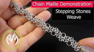 Chain Maille Tutorial - Stepping Stones Weave