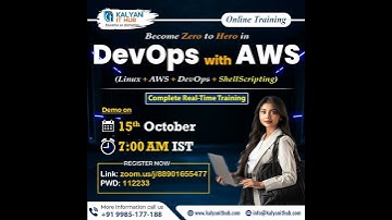 DevOps with AWS - New Batch | Kalyan IT Hub
