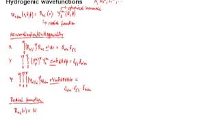 455: Hydrogenic wavefunctions