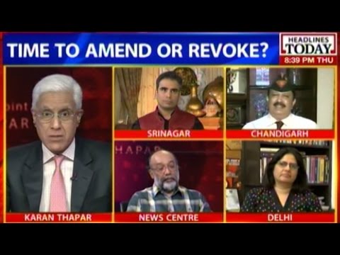 To The Point - Karan Thapar - To The Point: High time AFSPA Act is revoked?