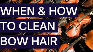 When How To Clean Bow Hair For Violin, Viola, & Cello | Robert Cauer Violins -