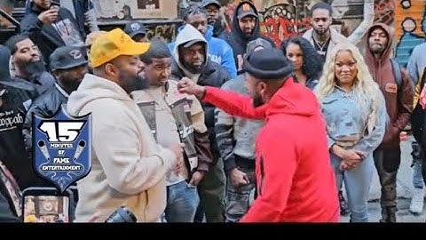LU CASTRO GOING CRAZY ON SAGA AT FILMING OF URL DOCUMENTARY MOVIE