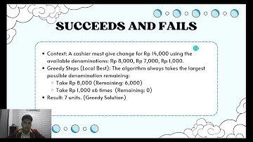 HOW GREEDY ALGORITHMS MAKE FAST DECISIONS