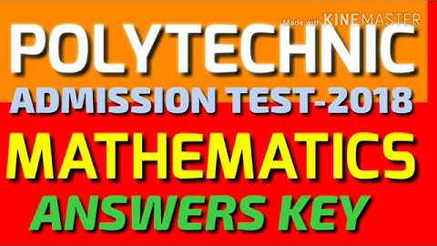 Assam polytechnic admission test || PAT 2018||