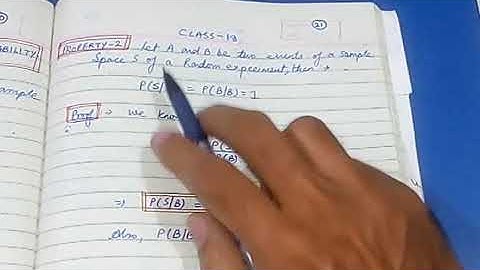 Probability class#18(Properties of conditional probability property#2)