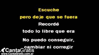 No te va a gustar - Chau (CantaGratis - Karaoke) chords