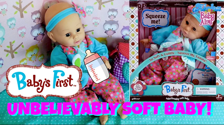 Goldberger Baby's First "Unbelievably Soft Baby" Doll!  Details and Changing to a New Outfit!