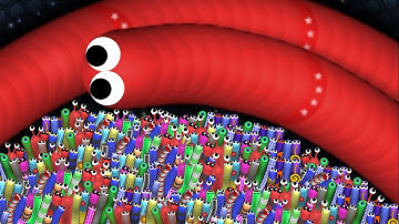 Slither.io 001 Troll Hacker Snake vs 71417 Tiny Snakes Epic Slitherio Gameplay