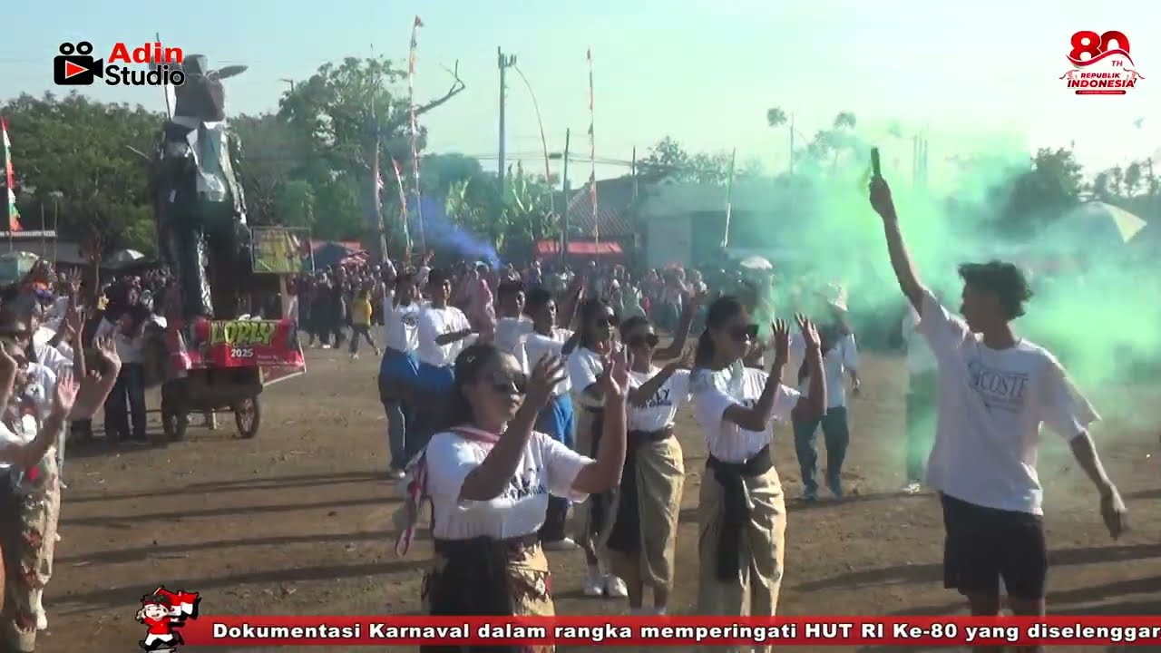 Part 2 - Karnaval Peringatan HUT RI Ke-80 // Pemerintah Desa Prapag Lor // Karta Pioner Tahun 2025