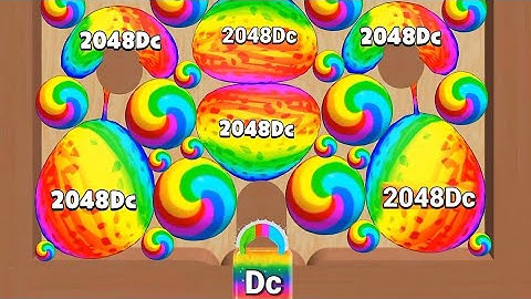 🌈 Blob Merge 3d (jelly 2048) 🆚 2048 Balls gameplay (android ios) mix level part 7