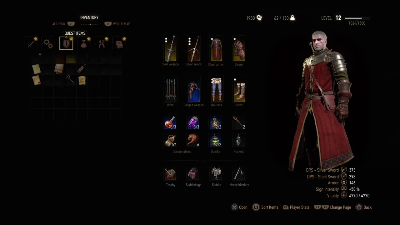 Witcher 3 -Get Cat school gear and Moonblade, instant kill the guardian | Scavenger Hunt