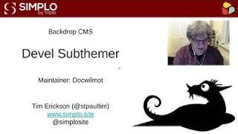 Backdrop CMS Modules: Devel Subthemer