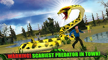 Angry Anaconda Attack 3D - Gameplay Android