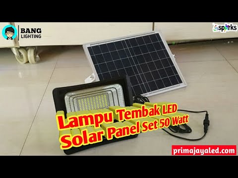 Unboxing | Lampu LED Solar Cell Tenaga Surya. 