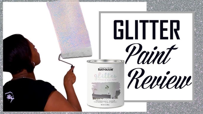 Painting with GLITTER Effect Spray (it is not what You expect