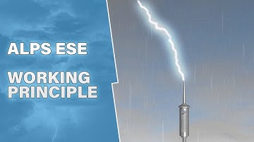 ALPS ESE (Early Streamer Emission) lightning rod - Working Principle / How it works