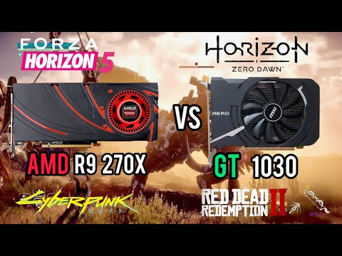 AMD R9 270x VS GT 1030 - Which is The Best graphics card for gaming?