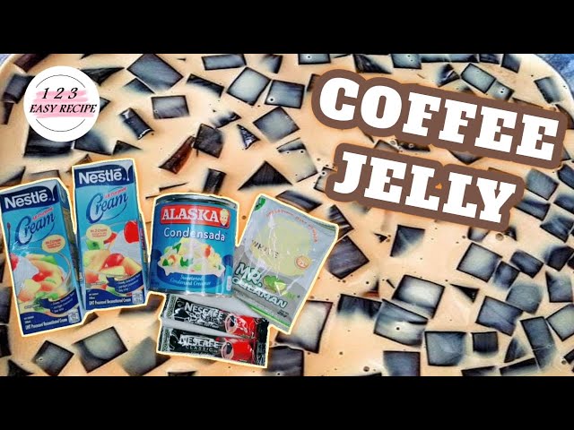 Coffee Jelly Recipe | How to Make Coffee Jelly | Coffee Jelly | Easy Dessert | 123 Easy Recipe class=