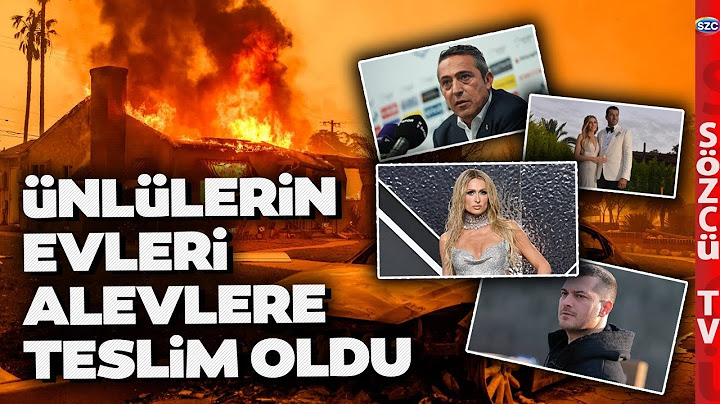 Los Angeles Yanıyor! Akılalmaz Felaket Görüntüleri! Ünlü İsimlerin Evleri Yok Oldu