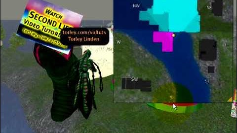 All about the Mini-Map - Second Life Video TuTORial
