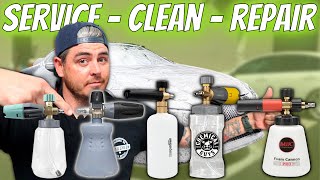 HOW TO CLEAN YOUR FOAM CANNON - Clean Service and Repair all types