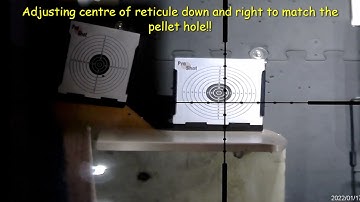 Air rifle scope Zero using simple technique 👌
