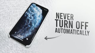 How to Make iPhone Never Turn Off Automatically (tutorial)