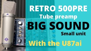 Retro Instruments RETRO 500PRE (500 series) #micpreamp #u87ai #500series