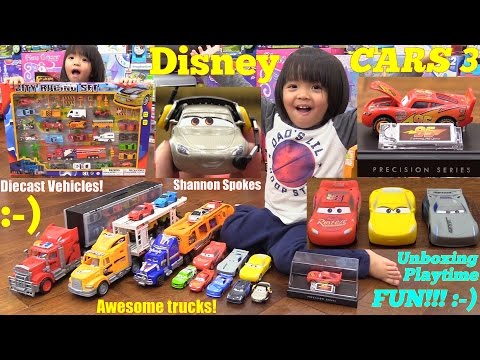 Disney CARS 3 Diecast and Toys. Car Transporter Trucks, Diecast Vehicle Collection and More!