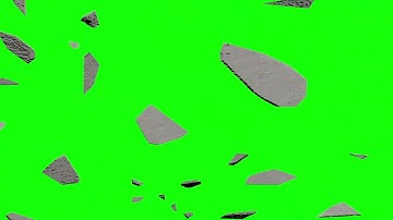 wall shatter green screen - Download Stock Footage
