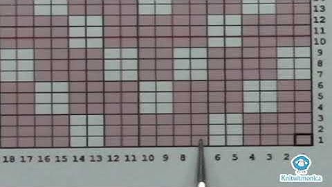 Double Knitting:  Reading the chart