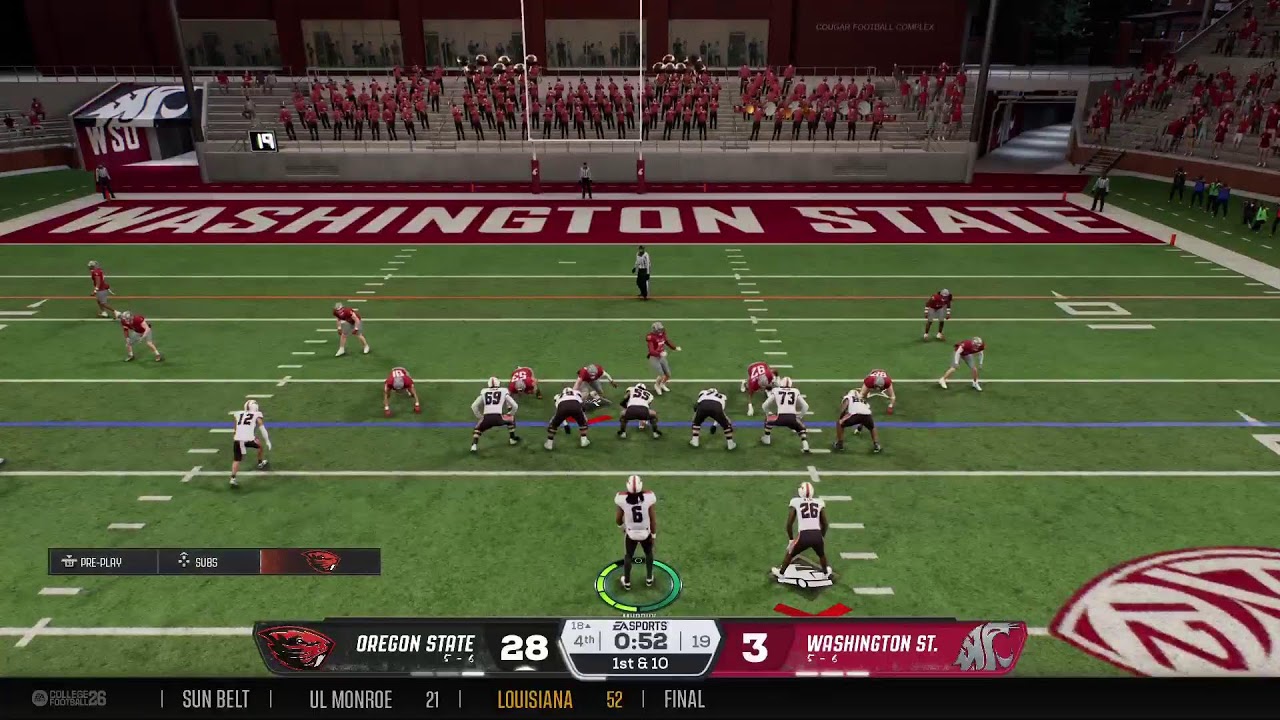 Oregon St V Wazzou Pac12 Championship 14 MAN DYNASTY YR1