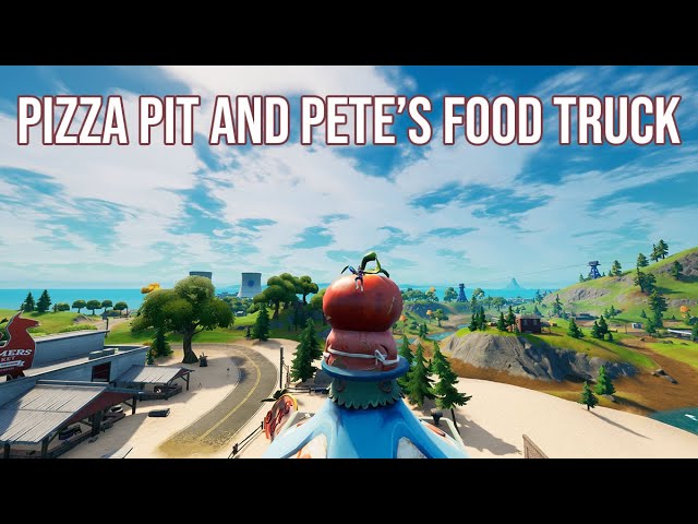 Pizza Pit And Pizza Pete S Food Truck Locations Fortnite Chapter 2 Season 5 Youtube