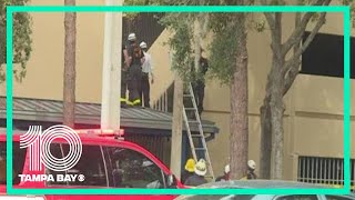 One person feared dead after parking garage stairwell collapses in Clearwater