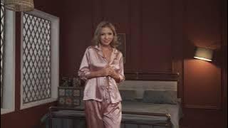 Women's Silk Satin Long Sleeve Pajamas