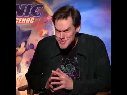 Jim Carey doing the grinch face